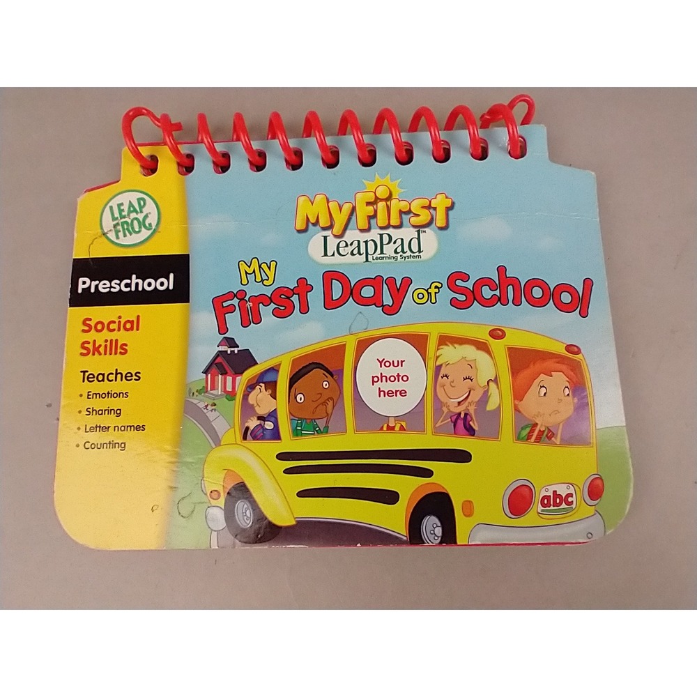 LeapFrog My‎ First LeapPad Book My First Day of School BOOK ONLY NO CARD